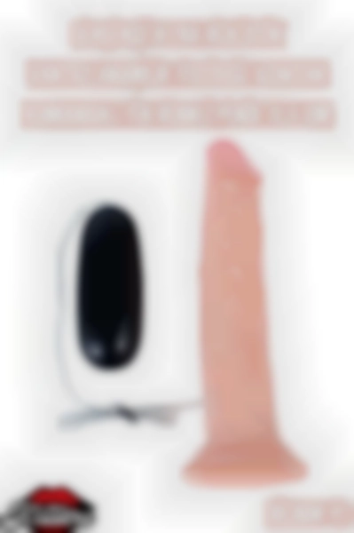 #Kissers00460 - Ultra Realistik Vantuzlu Uzaktan Kumandalı Penis 18.5 Cm