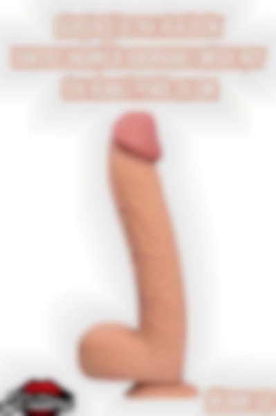 #Kissers00442 - Gerçekçi Ultra Realistik Penis - Vantuzlu ve Kıkırdaklı 33 Cm