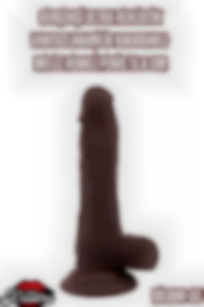 #Kissers00439 - Ultra Gerçekçi Kıkırdaklı Melez Renkli Penis 18.6 Cm