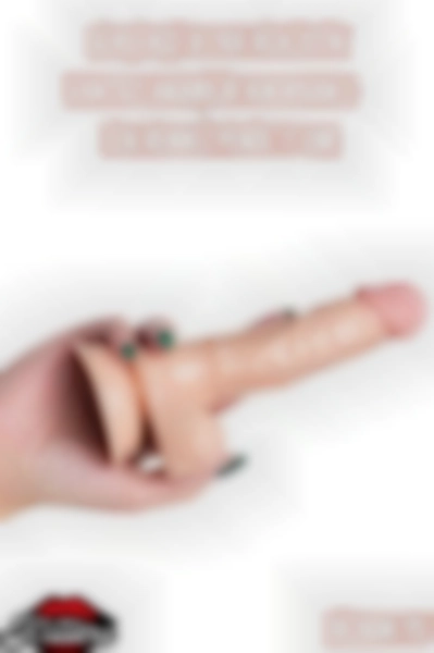 #Kissers00429 - Gerçekçi Ultra Realistik Vantuzlu Ten Renkli Penis 17 Cm