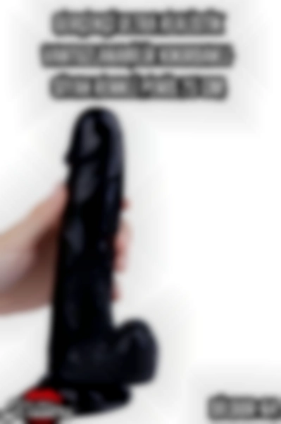 #Kissers00423 - Ultra Realistik Siyah Renkli 20 Cm