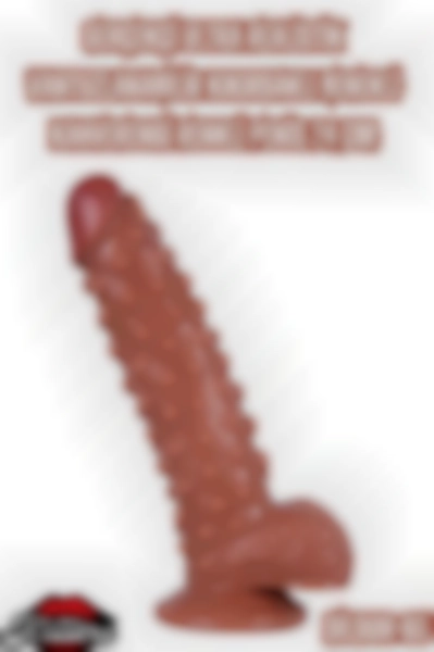 #Kissers00419 - Kahverengi Renkli Ultra Realistik Penis 24 Cm