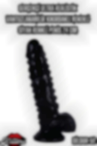 #Kissers00418 - Gerçekçi Ultra Realistik Siyah Penis 24 Cm