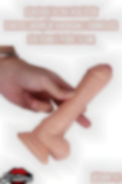 #Kissers00401 - Gerçekçi Ultra Realistik Vantuzlanabilir Kıkırdaklı Sünnetsiz 18 Cm