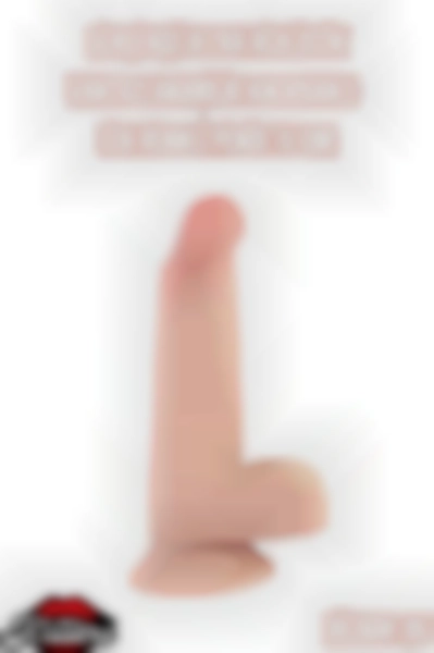 #Kissers00394 - Ultra Realistik Penis Vantuzlu Kıkırdaklı Ten Renkli 18 Cm