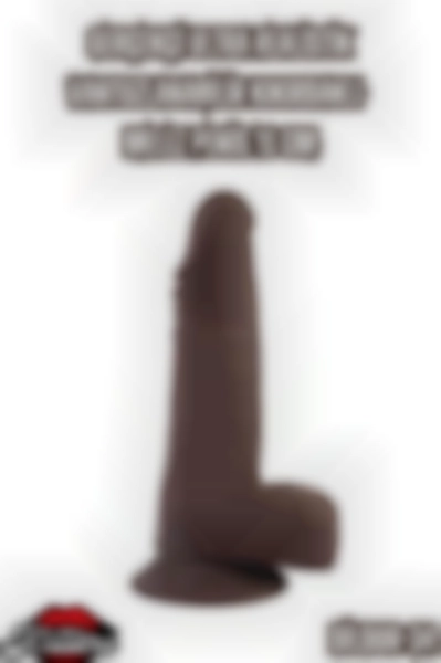 #Kissers00393 - Ultra Realistik Vantuzlu Melez Penis 18 Cm