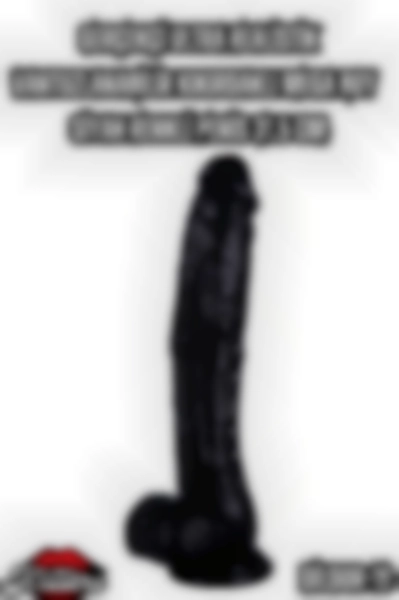 #Kissers00379 - Gerçekçi Ultra Realistik Vantuzlanabilir Kıkırdaklı 31.5 Cm