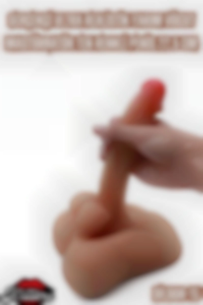 #Kissers00370 - Gerçekçi Ultra Realistik Yarım Vücut Ten Rengi Penis 22.5 cm
