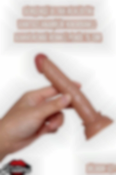 #Kissers00361 - Gerçekçi Ultra Realistik Vantuzlanabilir Kahverengi Penis 15 Cm