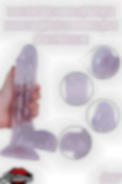 #Kissers00352 - Ultra Realistik Damarlı Beyaz Dildo Penis Esnek Ve Vantuzlu 24 Cm