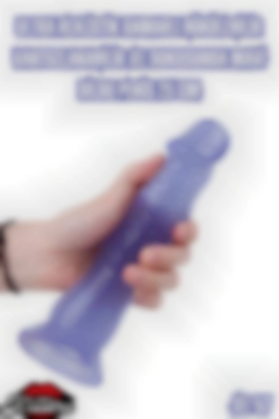 #Kissers00349 - Ultra Realistik Damarlı Bükülebilir Mavi Dildo Penis 20 Cm