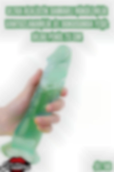 #Kissers00348 - Ultra Realistik Yeşil Dildo Penis 20 Cm Esnek ve Damarlı Tasarım 20 Cm