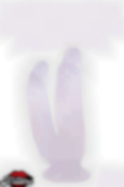 #Kissers00332 - Ultra Realistik Beyaz Çift Başlı Dildo Penis 19 Cm