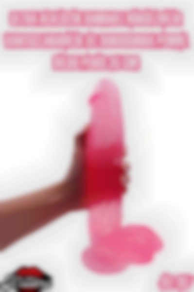 #Kissers00319 - Ultra Realistik Pembe Jel Dokulu, Damarlı Ve Vantuzlu 30 Cm