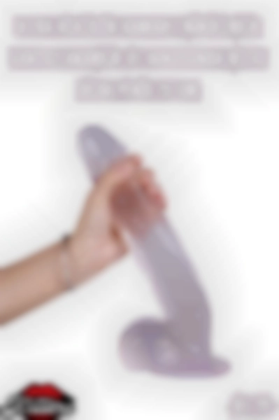 #Kissers00318 - Ultra Realistik Damarlı Jel Dokusunda Beyaz Dildo Penis 28 Cm