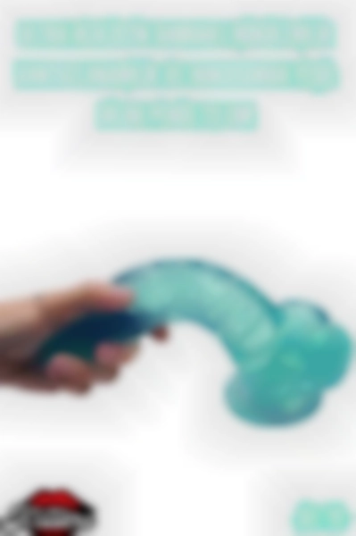 #Kissers00305 - Ultra Realistik Yeşil Dildo Penis Bükülebilir 23 Cm