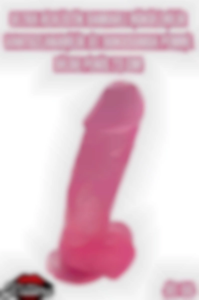 #Kissers00294 - Ultra Realistik Damarlı Pembe Dildo 23 Cm