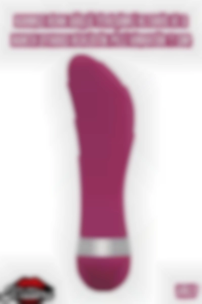 #Kissers00256 - 11 Cm Kırmızı Titreşimli Klitoris ve G Nokta Uyarıcı Vibratör