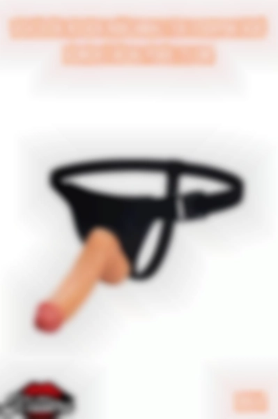 #Kissers00226 - Gerçekçi Deri Kemerli Dildo Penis 23 Cm