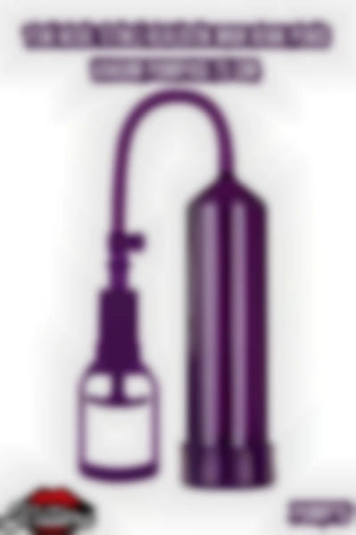#Kissers00216 - Realistik Mor Renk Penis Vakum Pompası 20 CM