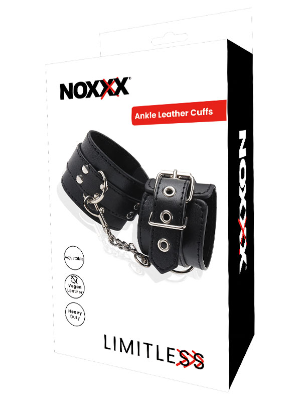 #704302 - NOXXX LIMITLESS Siyah Deri Ayak Kelepçesi