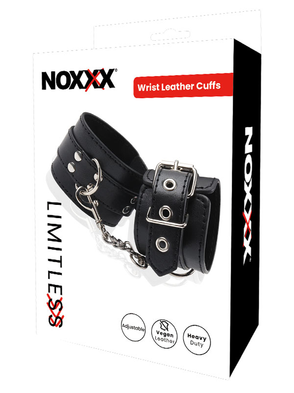 #704303 - NOXXX LIMITLESS Siyah Deri El Kelepçesi