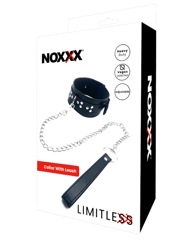 #709301 - NOXXX LIMITLESS Siyah Deri Boyun Tasması