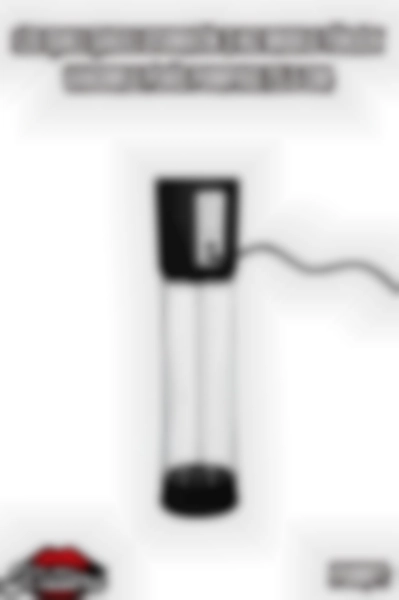#Kissers00202 - LED Işıklı Şarjlı Otomatik Penis Pompası 20.5 Cm