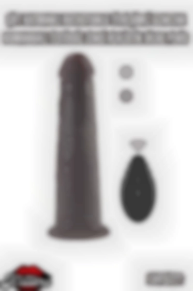 #Kissers00201 - Uzaktan Kumandalı 23 Cm Dildo Penis