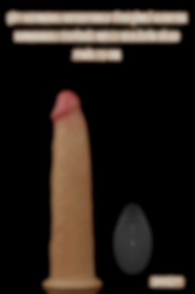 #Kissers00198 - Uzaktan Kumandalı Titreşimli Dildo Penis 23 Cm