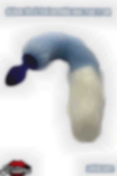 #Kissers00185 - Rahat ve Keyifli Deneyimler İçin Silikon Tüylü Tilki Kuyruğu Anal Plug 12 Cm
