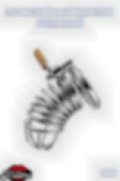 #Kissers00173 - Gümüş Renkli Penis Kilitli Penis Kafesi