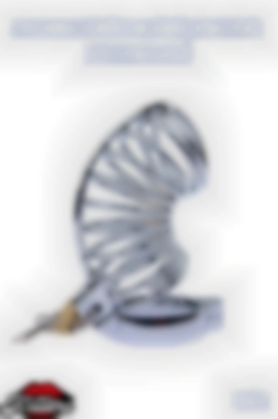 #Kissers00172 - Gümüş Renkli Penis Kilitli Penis Kafesi