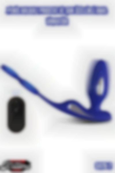 #Kissers00156 - Penis Halkalı Prostat ve Şok Özellikli Anal Vibratör