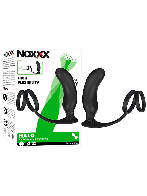 #802167 - NOXXX Halo Penis Halkalı Prostat ve Şarjlı Anal Masaj Vibratörü