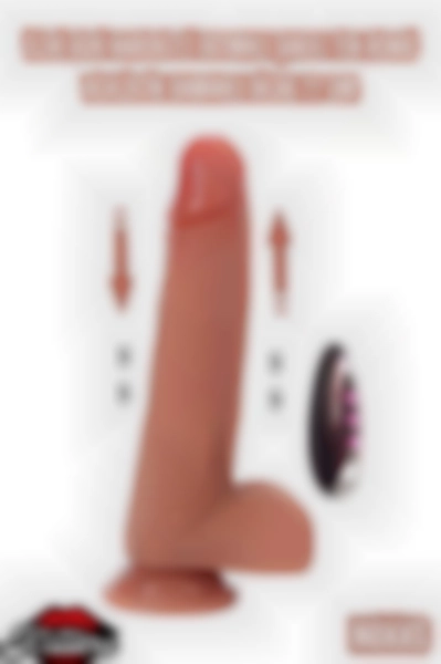 #Kissers00111 - Gerçekçi Damarlı 22 Cm Isıtmalı Şarjlı Dildo