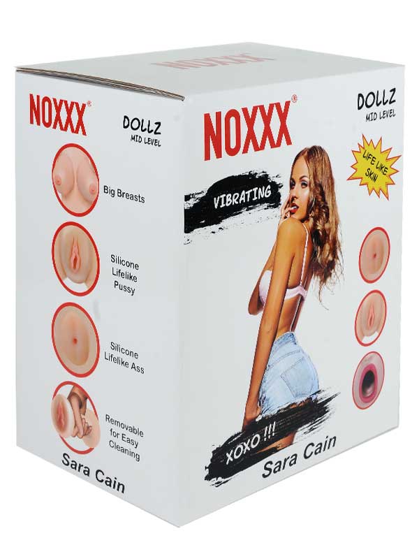 #806402 - NOXXX Sara Cain 3D Yüzlü Reslistik Vajina Anüslü Şişme Bebek