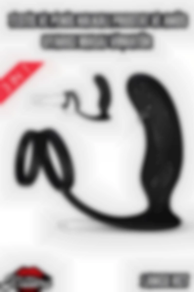 #Kissers00109 - Erkekler için Prostat ve Anüs Uyarıcı Masaj Vibratörü - Testis ve Penis Halkalı