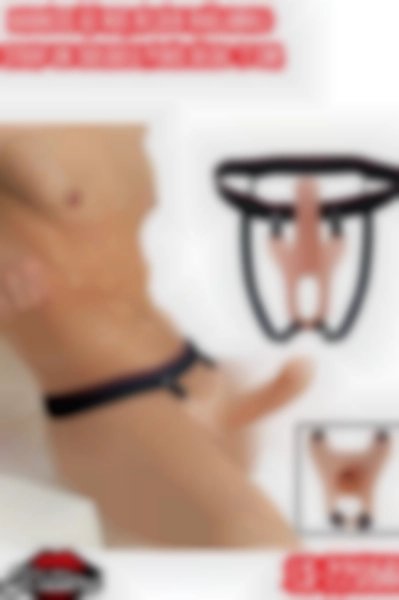 #Kissers0042 - Belden Bağlamalı 17 CM Dolgulu Penis