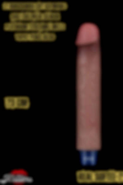 #Kissers00071 - Titreşimli Silikon Dildo Penis 23CM