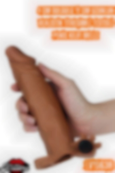#Kissers0059 - Gerçekçi Titreşimli Penis Kılıfı Melez