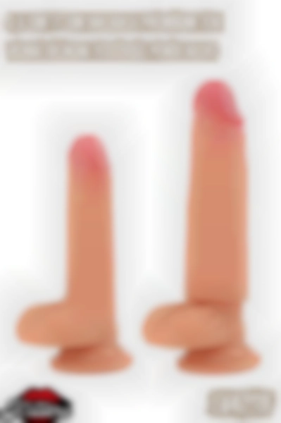 #Kissers0054 - 4.5 CM Ten Rengi Silikon 17 CM Testissiz Penis Kılıfı