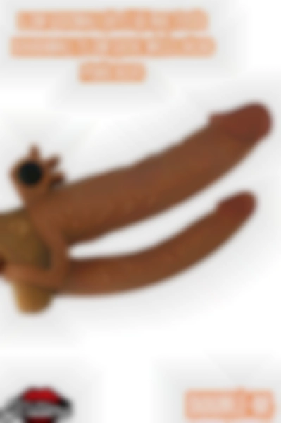 #Kissers0053 - 20 CM Çatal Melez Dildo Penis Kılıfı