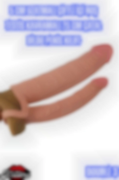 #Kissers0052 - 5 CM Uzatmalı Çiftli İçi Boş 20 CM Dildo Penis Kılıfı