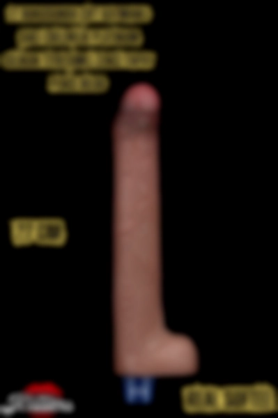 #Kissers00070 - Titreşimli Silikon Dildo Penis 27CM