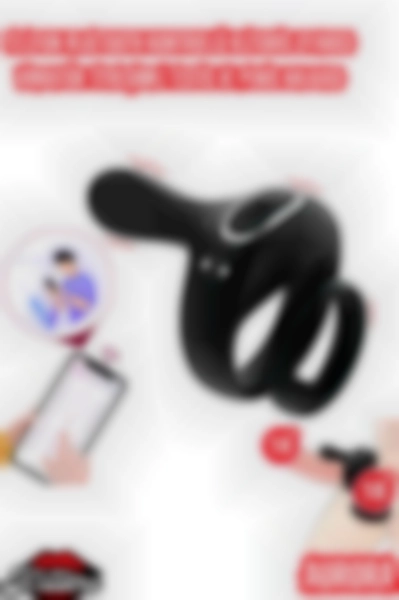 #Kissers0044 - Bluetooth Kontrollü Klitoris Uyarıcı Penis Halkası
