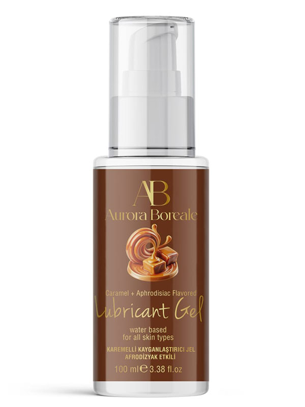 #AB3513 - Aurora Boreale Karamel Aromalı Kayganlaştırıcı Jel 100ml