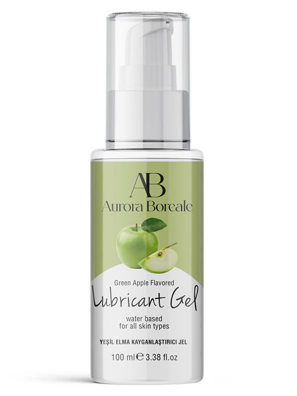 #AB3520 - Aurora Boreale Yeşil Elma Aromalı Kayganlaştırıcı Jel 100ml