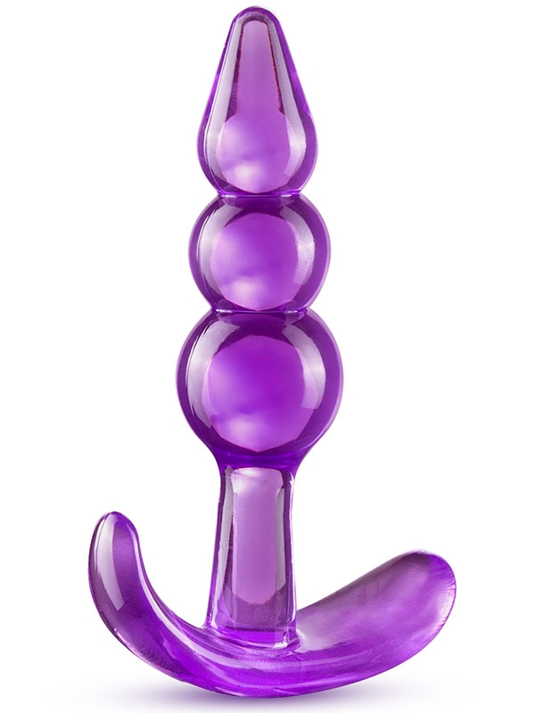 #T331511 - NOXXX Boğumlu T Anal Plug Mor 9 cm