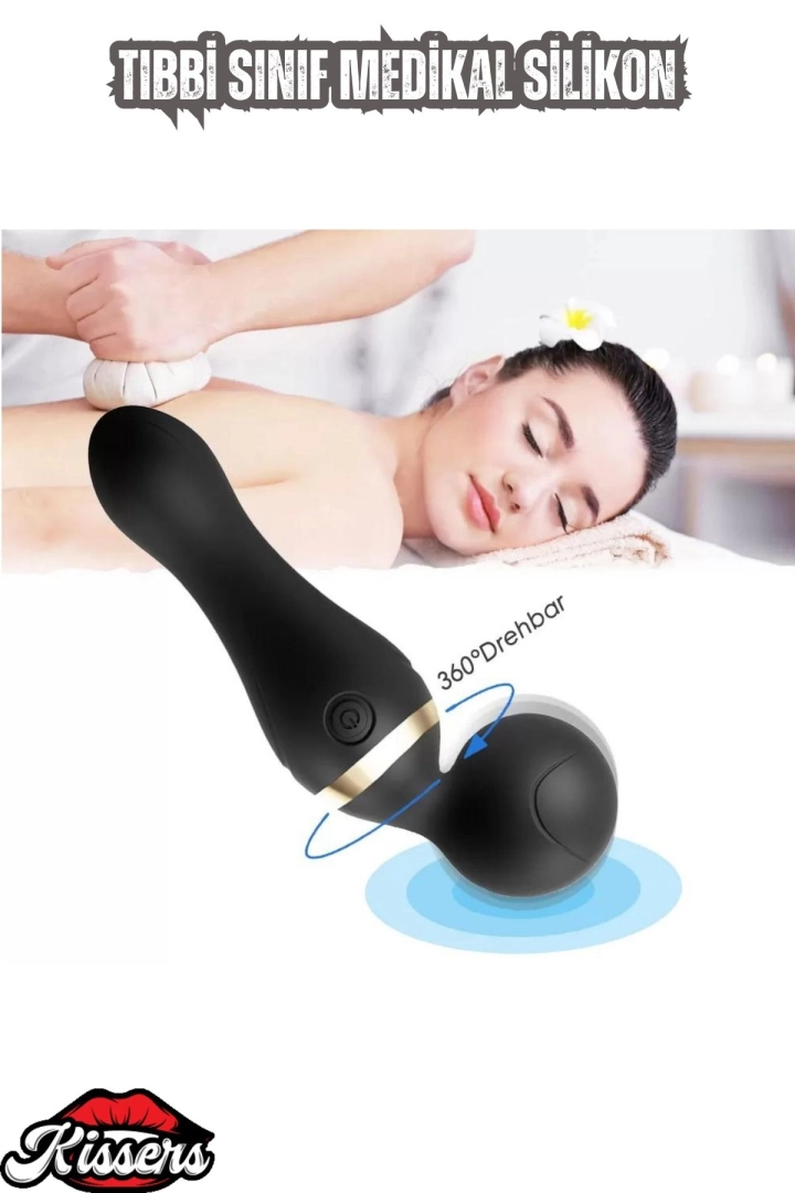 #6368 - Magic Wand Massager Çok Sessiz G Noktası Uyarıcılı Vibratör Masaj Alet